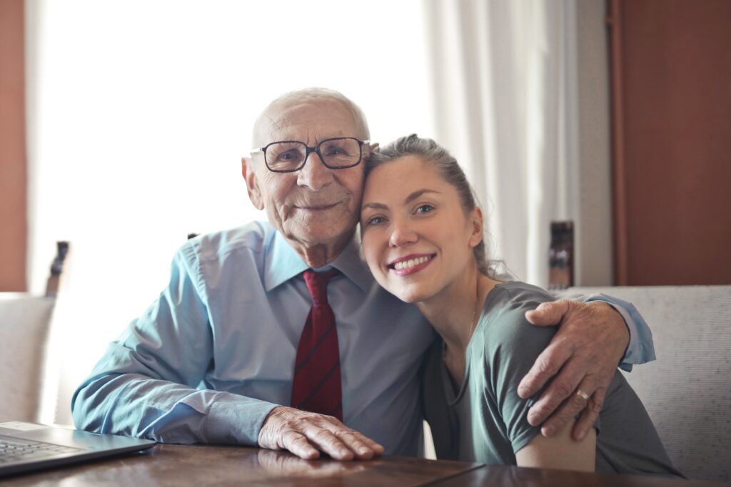 Caregiver helping with Senior Care Services